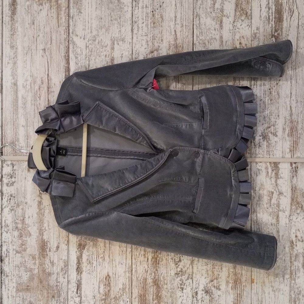 Gray Velour Jacket - image 1